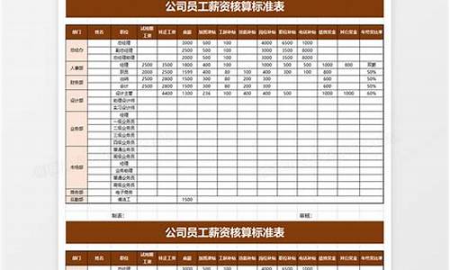 公司员工薪资方案_公司员工薪资方案模板