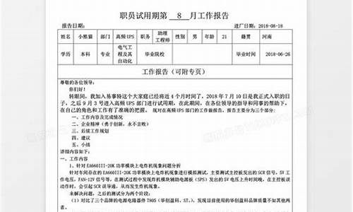 员工试用期工作总结怎么写_工厂新员工试用期工作总结怎么写